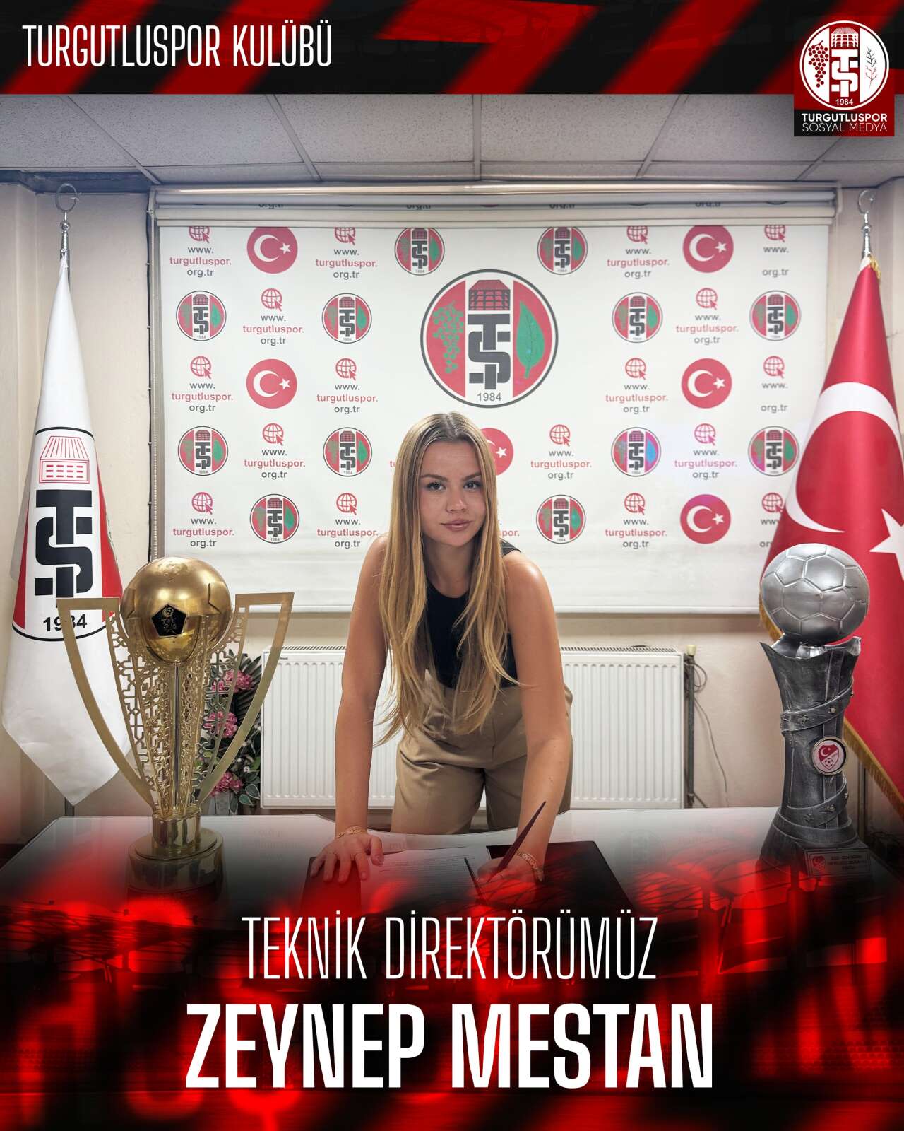 22 Yaşındaki Zeynep Mestan Türk Futbolunda Takım Çalıştıracak haber fotoğrafı