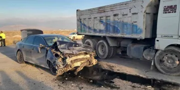 Karapınar’da yürekleri ağza getiren kaza