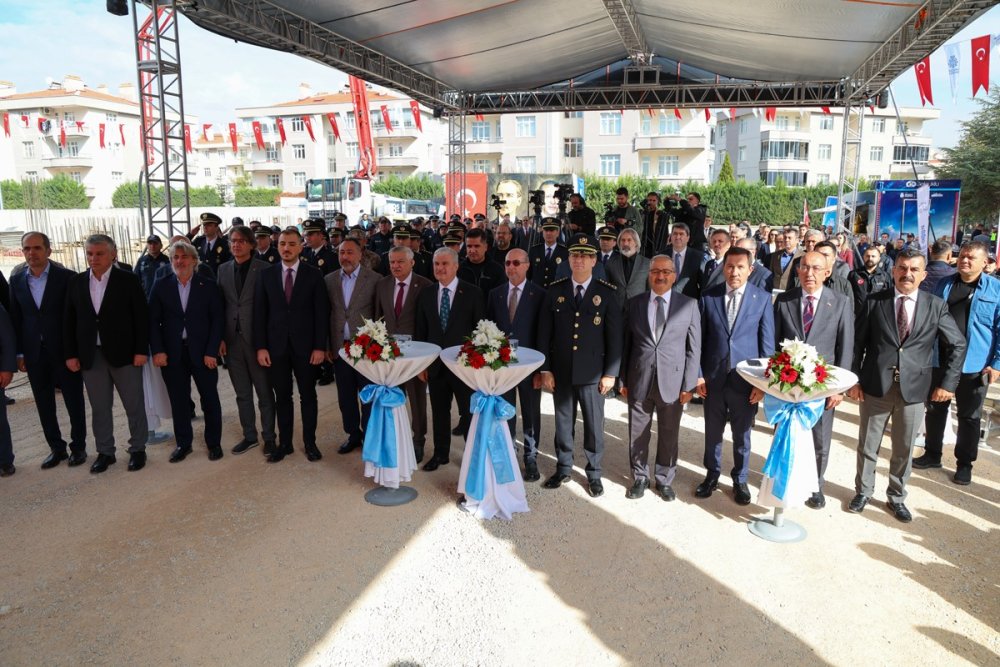 Selçuklu İlçesinde Yeni Emniyet Binasının Temeli Atıldı haber fotoğrafı