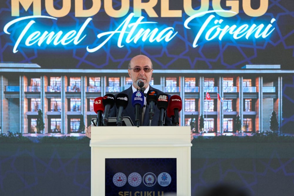 Selçuklu İlçesinde Yeni Emniyet Binasının Temeli Atıldı haber fotoğrafı