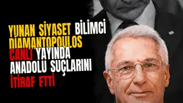 Yunan Siyaset Bilimci Diamantopoulos Canlı Yayında Anadolu Suçlarını İtiraf Etti