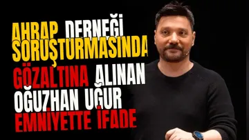 Ahbap Derneği soruşturmasında gözaltına alınan Oğuzhan Uğur emniyette ifade veriyor
