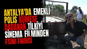 Antalya'da Emekli Polis Kümese Dadanan Tilkiyi Sinema Filminden Esinlendiği Kapanla Yakaladı
