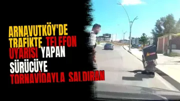 Arnavutköy'de Trafikte Telefon Uyarısı Yapan Sürücüye Tornavidayla Saldıran Şüpheli Yakalandı