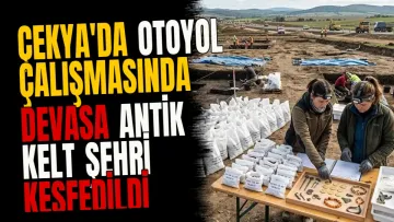 Çekya'da otoyol çalışmasında devasa antik Kelt şehri keşfedildi