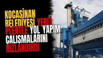 Kocasinan Belediyesi yerli plentle yol yapım çalışmalarını hızlandırdı