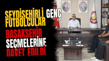 Seydişehirli genç futbolcular Başakşehir seçmelerine davet edildi