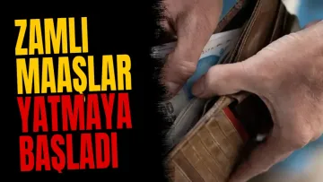 Zamlı maaşlar yatmaya başladı