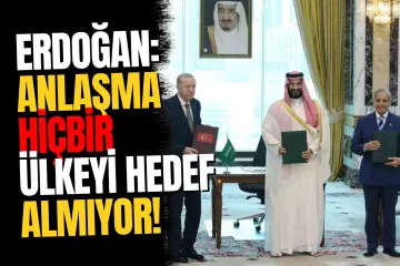 Cumhurbaşkanı Erdoğan: Mekke Ortak Savunma Anlaşması Hiçbir Ülkeyi Hedef Almıyor