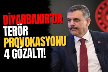 Diyarbakır’da Terör Provokasyonu: 4 Kişi Gözaltına Alındı