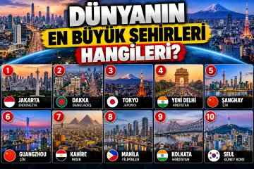 Dünyanın En Büyük Şehirleri Belli Oldu: İlk 10’da Hangi Şehirler Var?