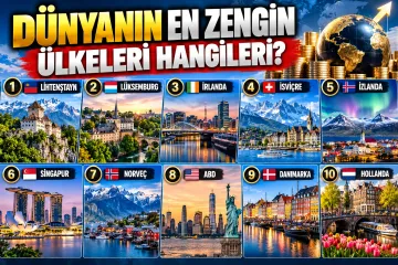 Dünyanın En Zengin 10 Ülkesi: Kişi Başına Gelirde Zirvedekiler