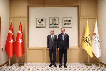 Efkan Âlâ'dan Konya Büyükşehir Başkanı Uğur İbrahim Altay'a Ziyaret