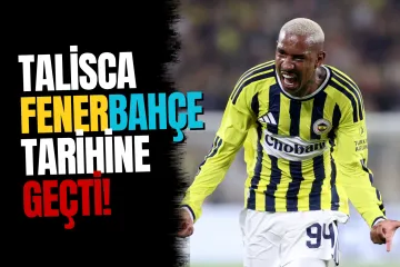 Fenerbahçe'de Talisca tarihe geçti: Alex de Souza'yı geride bıraktı
