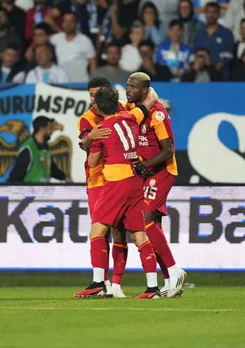 Galatasaray Erzurum'da farka koştu! Osimhen şov yaptı: 4-0