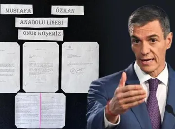 İspanya Başbakanı Pedro Sánchez’den Kayseri’deki Liseye Mektup