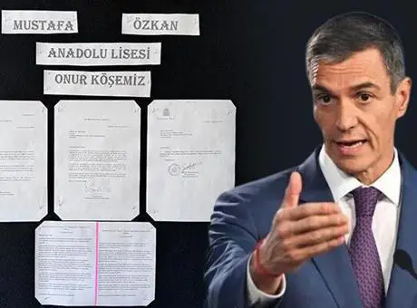 İspanya Başbakanı Pedro Sánchez’den Kayseri’deki Liseye Mektup