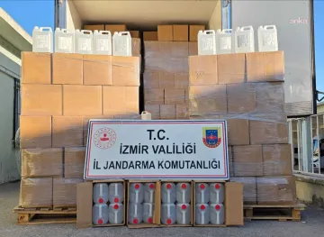 İzmir'de 19 Bin Litreyi Aşkın Etil Alkol Ele Geçirildi