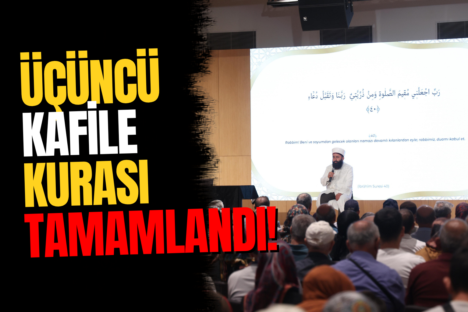 Konya Büyükşehir Belediyesi “Vefa Umresi” Projesinde Üçüncü Kafile Kura İle Belirlendi