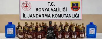 Konya'da Kaçak Alkol Operasyonu