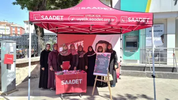 Konya'da Saadet Partisi Kadın Kolları’ndan İktidara Eğitim ve Geçim Çağrısı