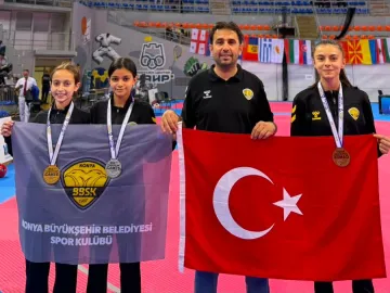 Konyalı Tekvandoculardan Avrupa Şampiyonası Vizesi