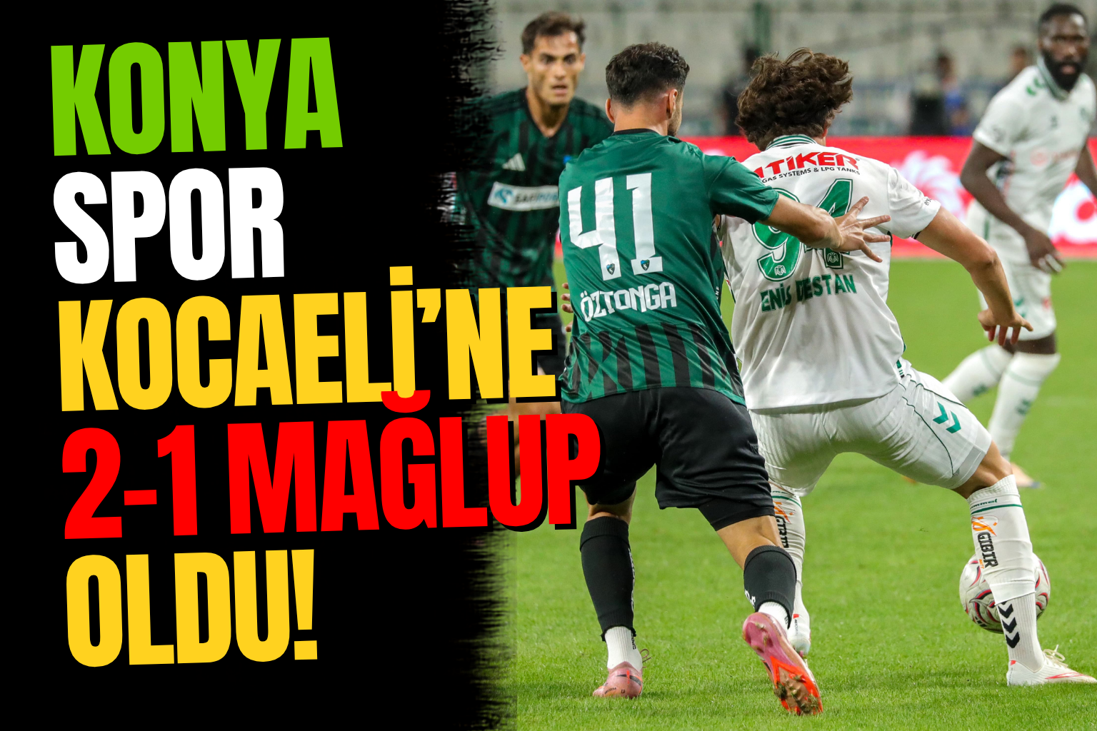 Konyaspor, Kocaelispor Karşısında 2-1 Mağlup Oldu