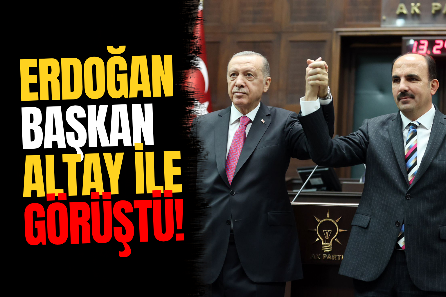 Külliye'de Kritik Görüşme! Cumhurbaşkanı Erdoğan ile Uğur İbrahim Altay Bir Araya Geldi