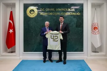 Murat Kurum, Aziz Yıldırım’ı Bakanlıkta kabul etti