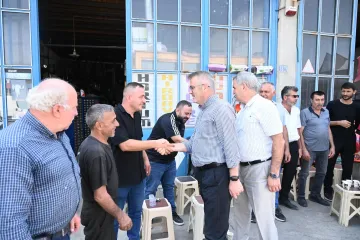 Seydişehir Belediye Başkanı Hasan Ustaoğlu, Yeni Oto Sanayi Esnafıyla Buluştu