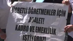 Ücretli Öğretmenler MEB Önünde Eylemde: "Biz Hakkımızı Helal Etmiyoruz, Hakkımızı Alacağız"