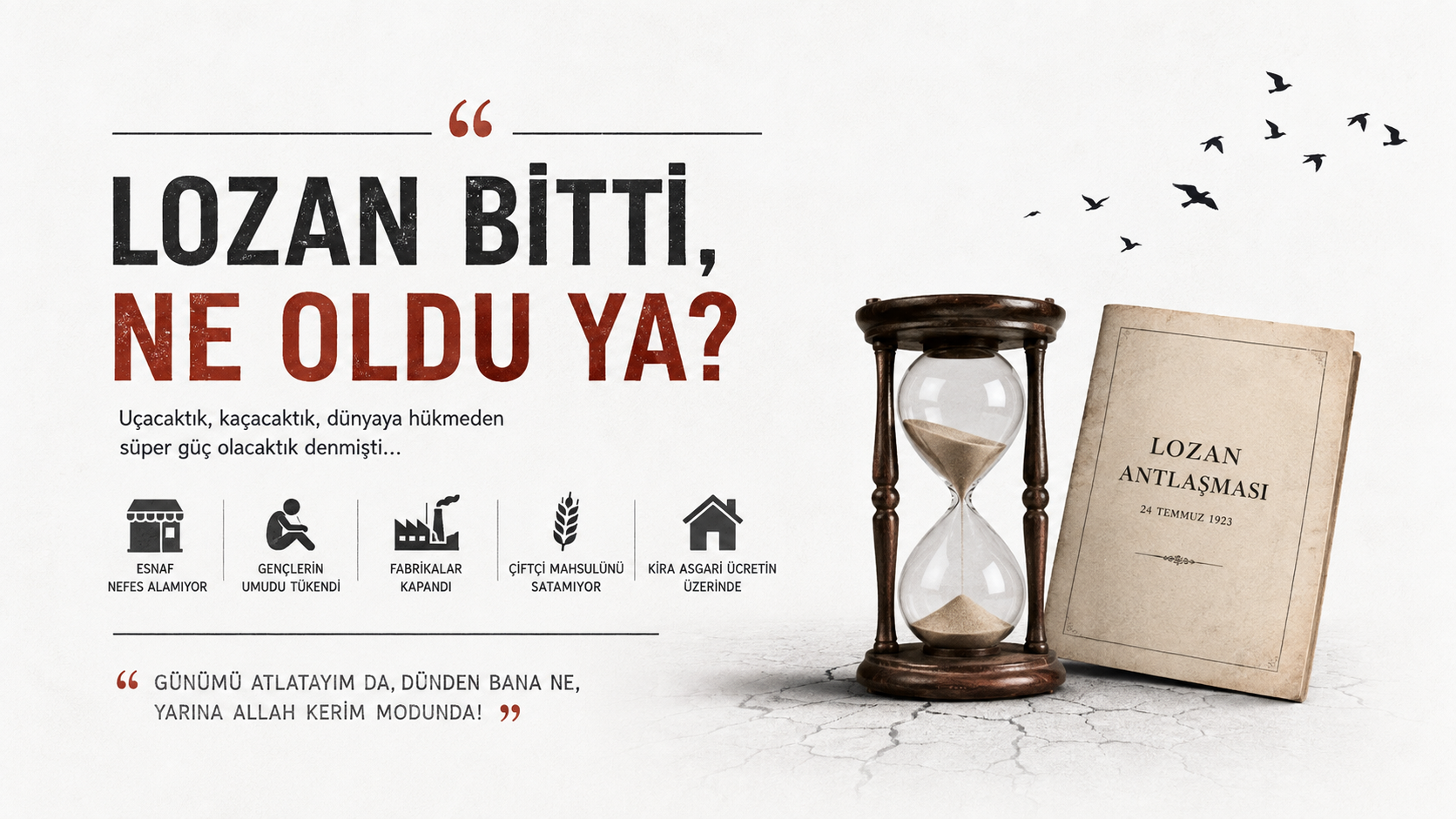 Uçuyoruz Uçuyoruz, Tutmayın Bizi...