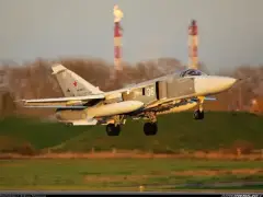 Ukrayna, Kırım’daki Saki Havaalanı’nda Rus Su-24’ü Vurduğunu Açıkladı