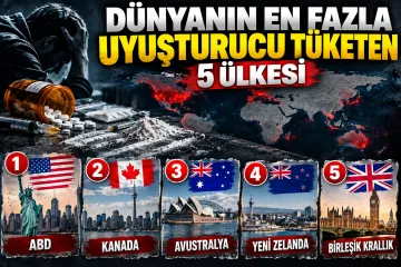 Uyuşturucu Kullanım Bozukluğunun En Yaygın Olduğu 5 Ülke Açıklandı
