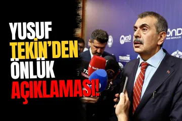 Yusuf Tekin'den Önlük Açıklaması: "Öğretmenlerin İtibarı İçin Bu Tedbiri Aldık"