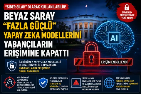 Beyaz Saray'dan Yapay Zeka Kararı: "Fazla Güçlü" Modellerin Erişimi Sınırlandırıldı